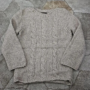 Abercrombie Oatmeal Cable Sweater